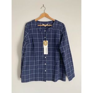 People Tree 100% fair trade cotton button down